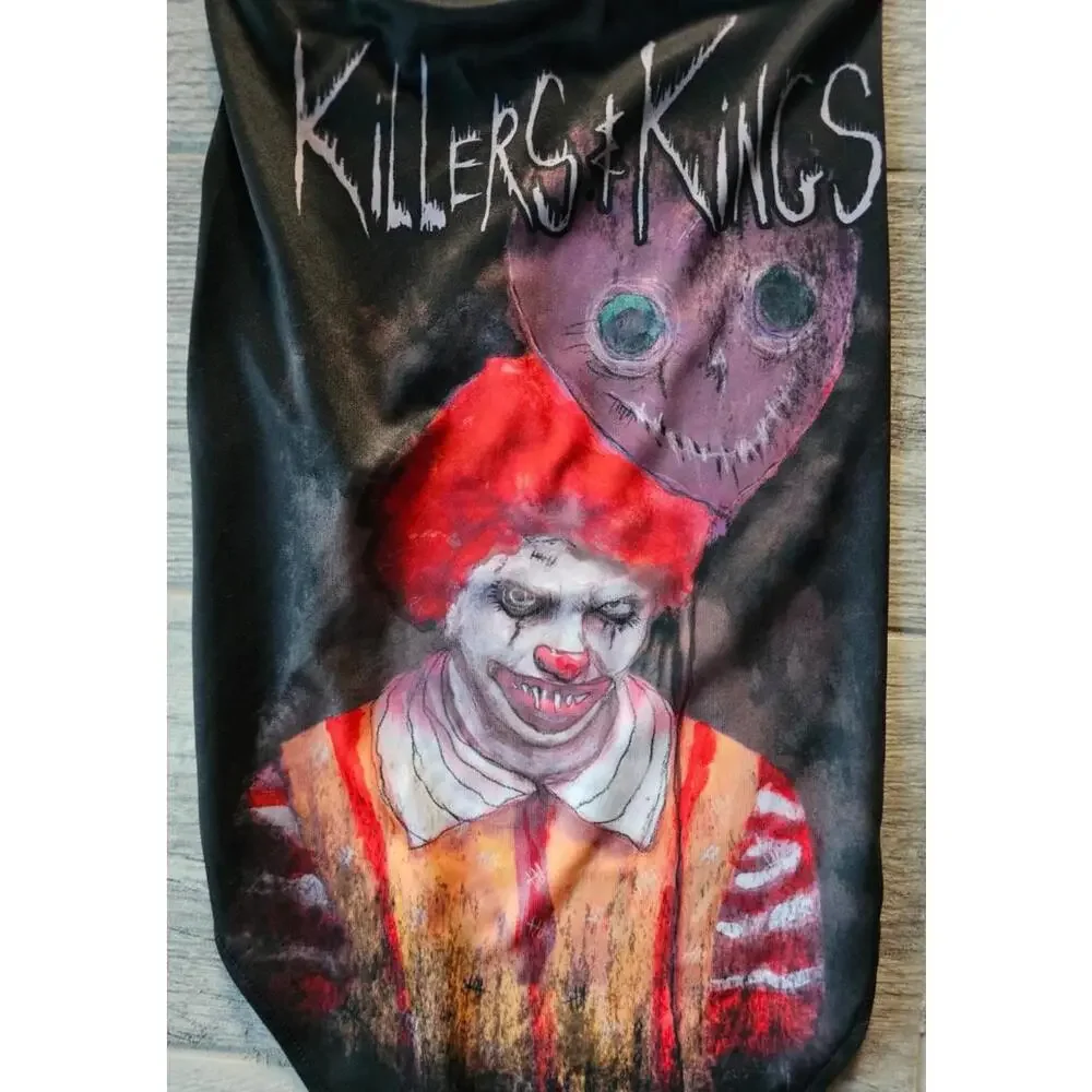 3 in 1 Headwear, Head Band Wrap, Face Mask, Bandanna, Killers & Kings, Halloween
